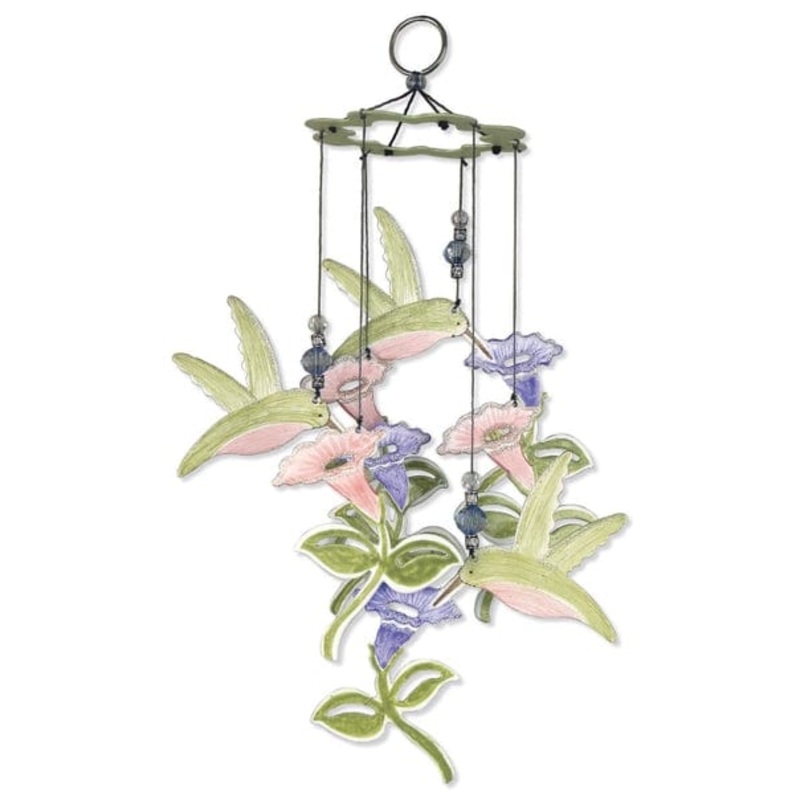 Painted Gardends Chime - Hummingbird