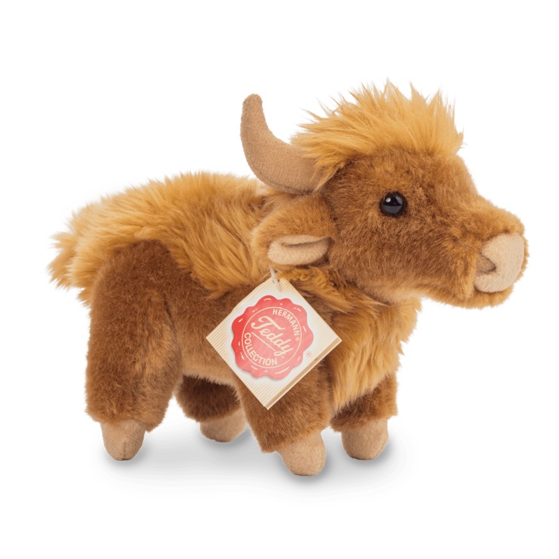 Plush Cute Highland Cow Standing 17 cm by Teddy Hermann