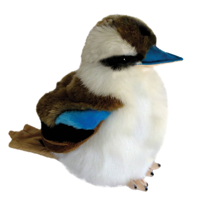 Plush Realistic Australian Kookaburra Size 20cm/8"