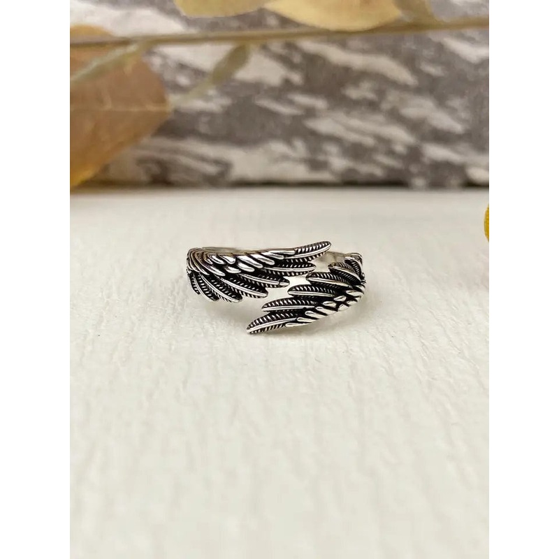 Angel Wings Adjustable Ring
