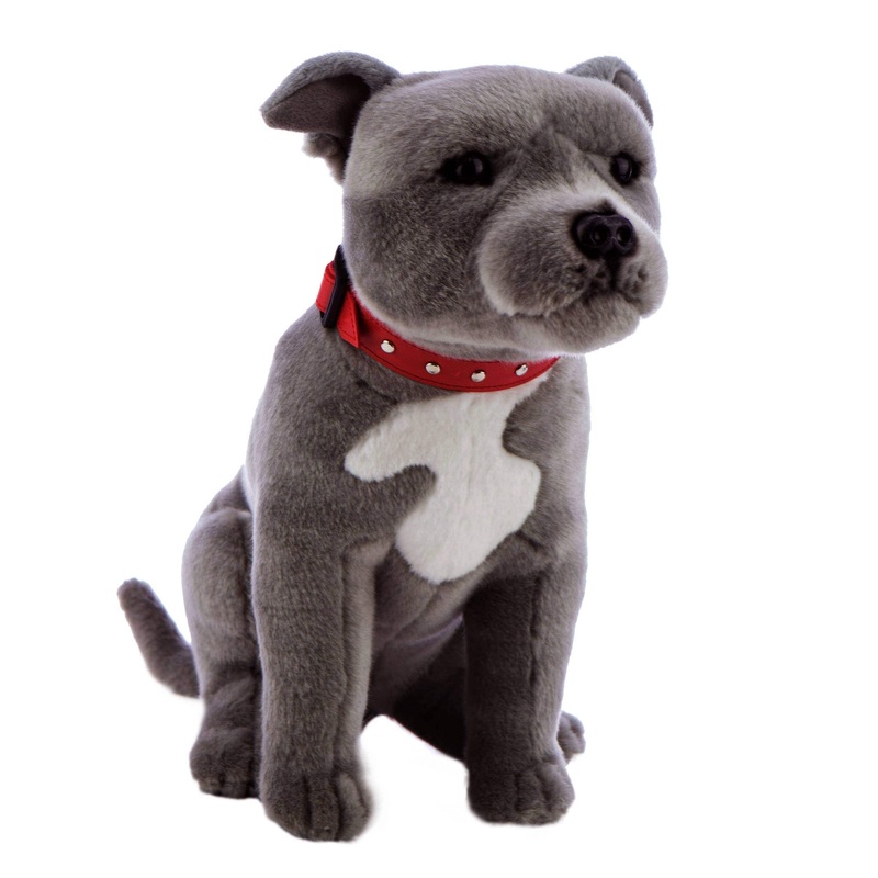 Blue Staffordshire Bull Terrier Large Size 29cm/11.4"