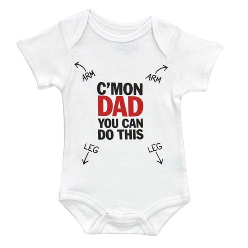 C'mon Dad Baby Onesie Gift for New Dad