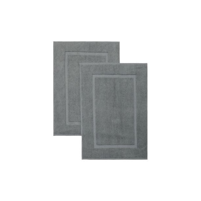 Turkish Luxury Bath Mat 900 GSM Set of 2, 20x34 Inches