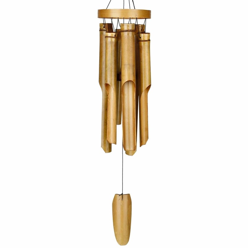 Bamboo Chime - Large, Natural Woodstock Chimes *
