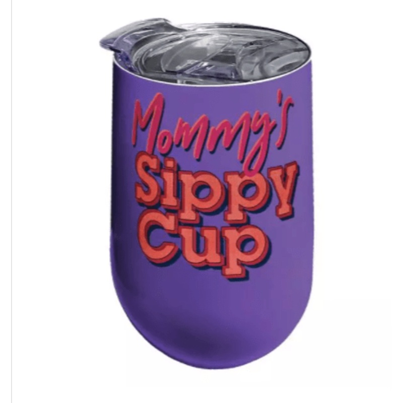 Mommy's Sippy Cup Stainless Steel Wine Tumbler*