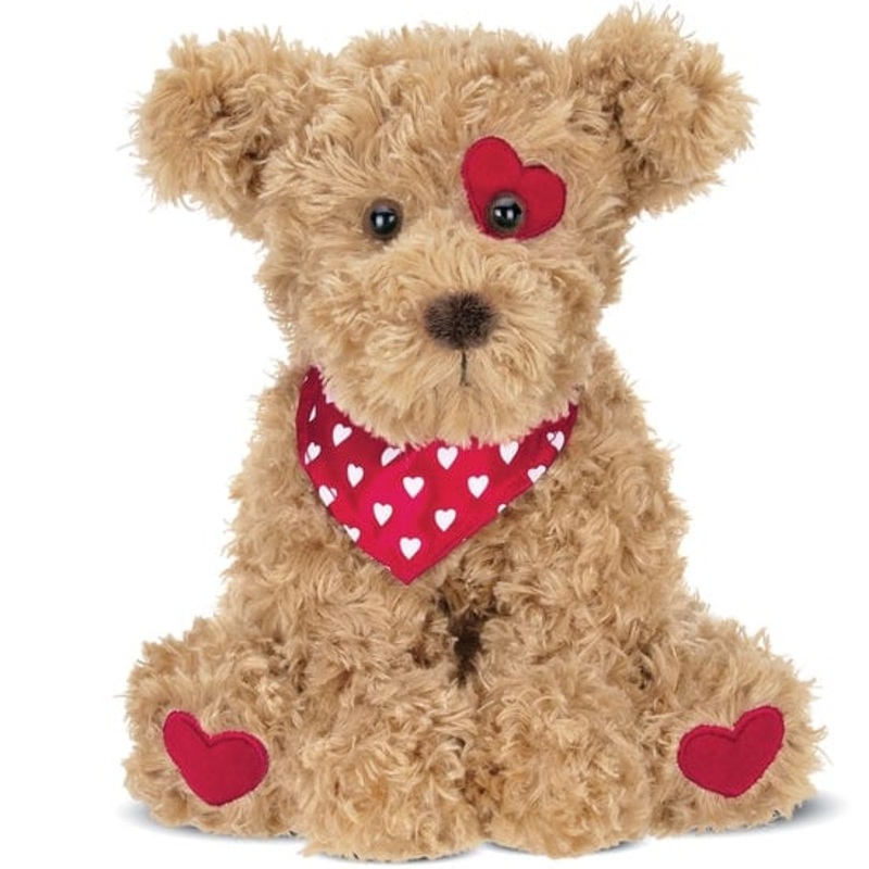 Valentine Plush Dog by Bearington Collection *