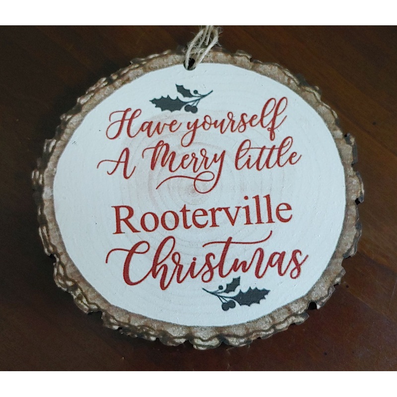 Rooterville Christmas Ornament by P Graham Dunn