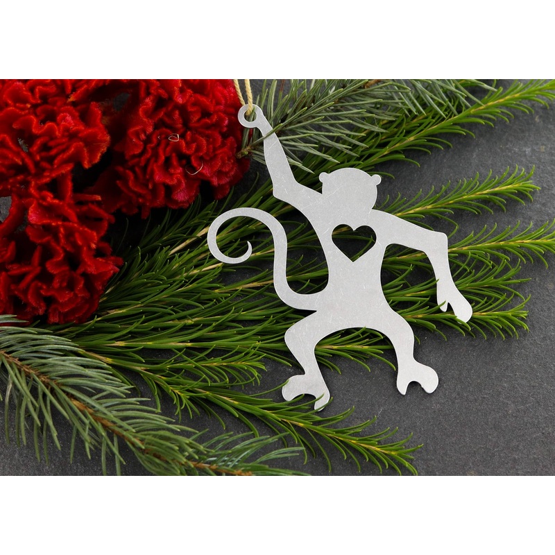 Monkey Metal Ornament *