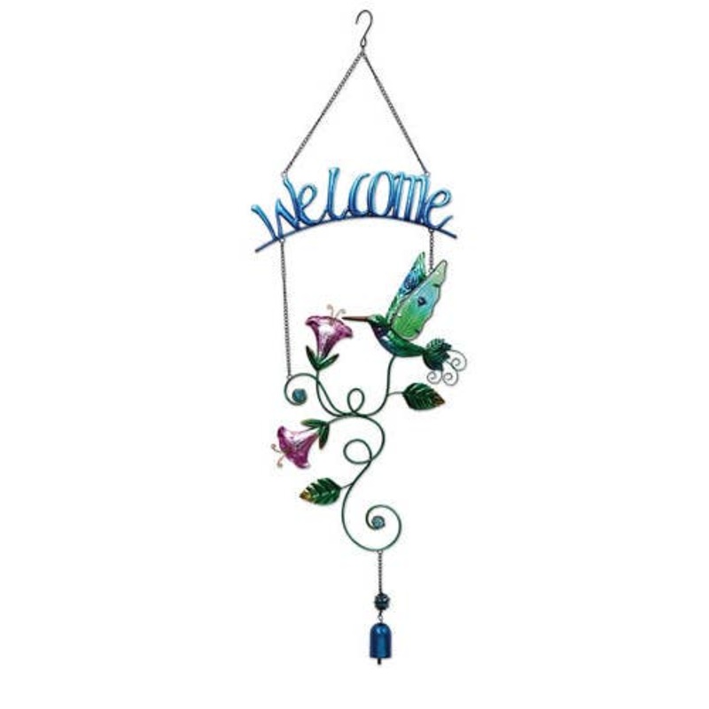 Songbird Welcome Decor Entryway Greetings Metal Art