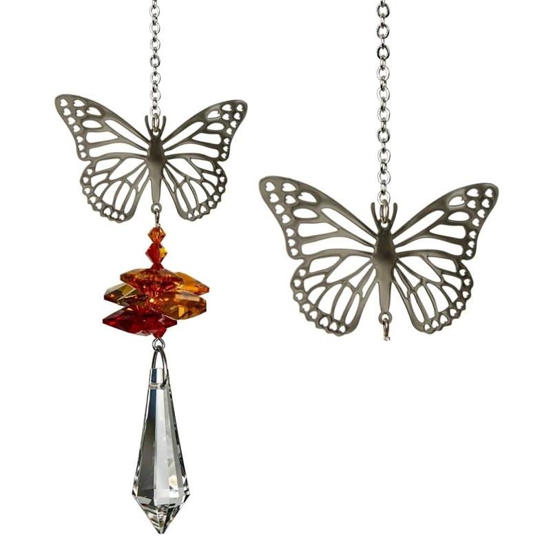 Butterfly, Dragon Fly, Bee & Monarch BUTTERFLY Nature Suncatchers-CRYSTAL FANTASY *