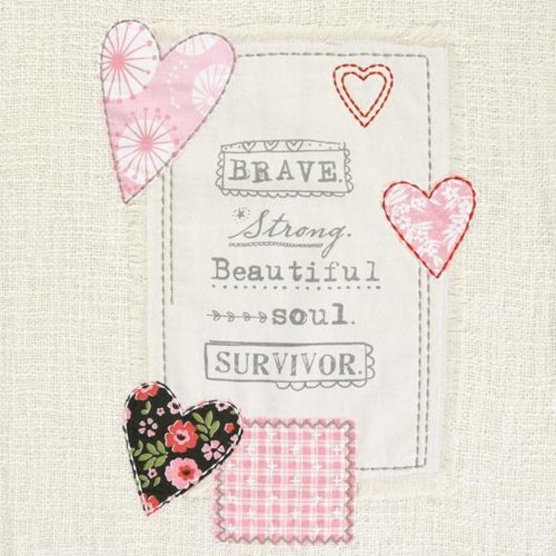 Cancer "Survivor" Pillow and Blanket, Beautiful Gift by Kelly Rae Roberts