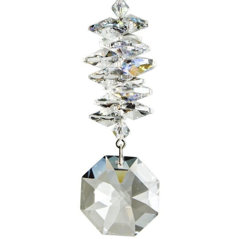Crystal Cascade - Heart & Ice Suncatchers