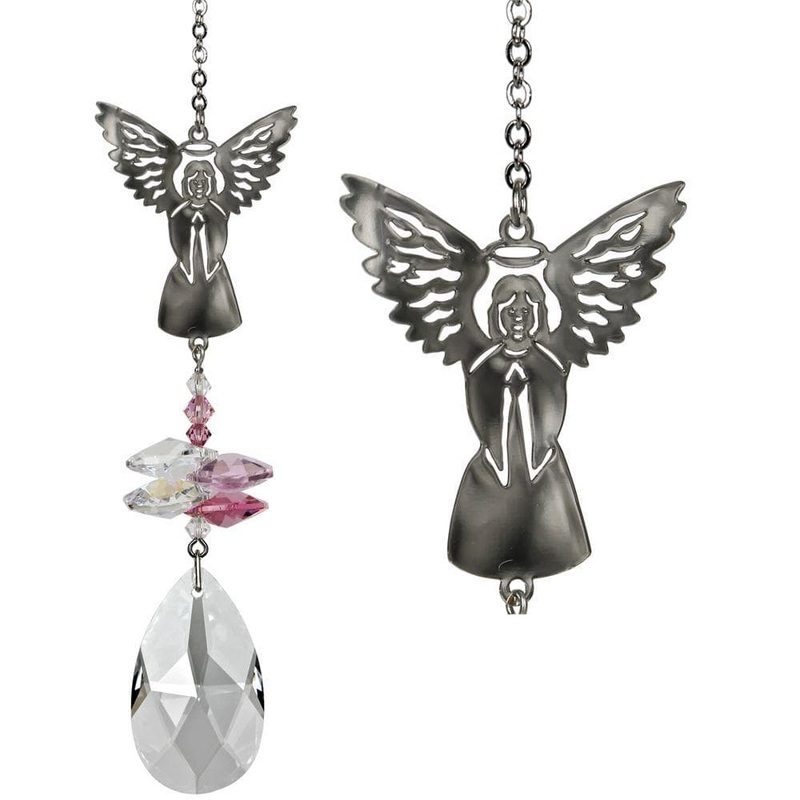 Crystal Fantasy Suncatchers- Angel, Fairy, Winged Heart