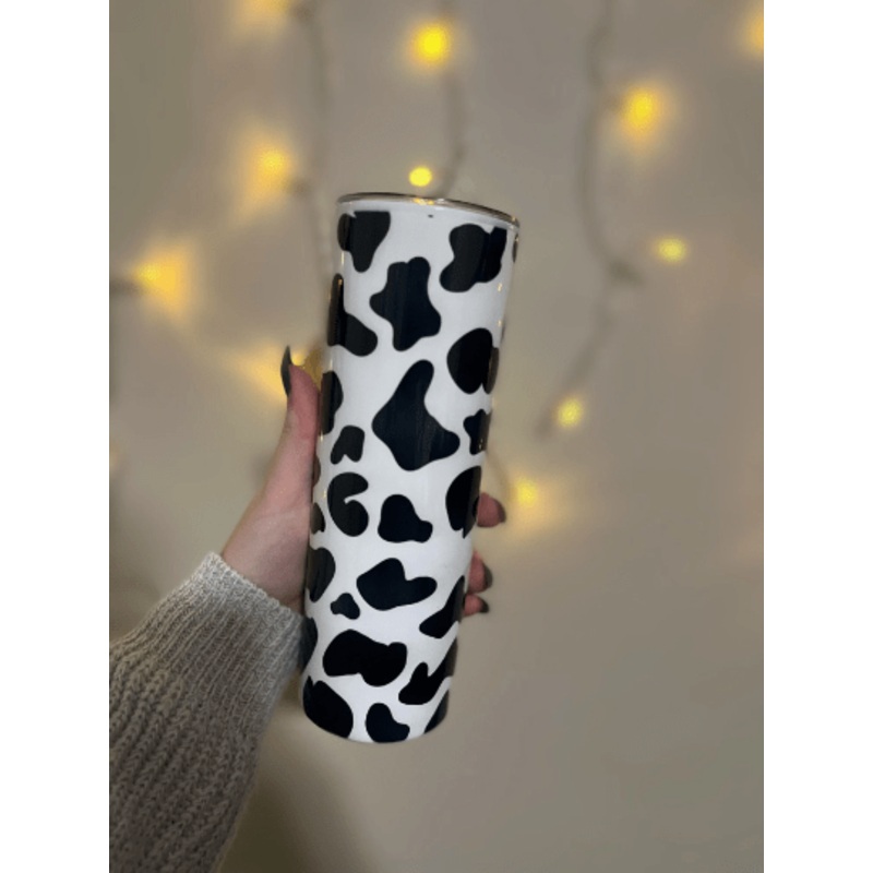 Cow Print Stainless Insulated Sublimated 20oz Tumbler