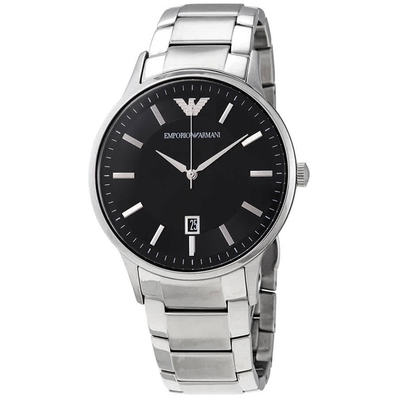Emporio Armani Men's Three-Hand Date Steel Watch