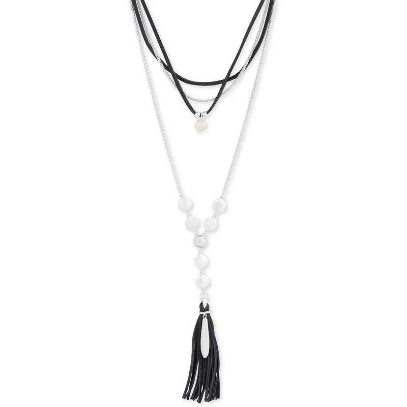 Lucky Brand Layered Lariat Necklace