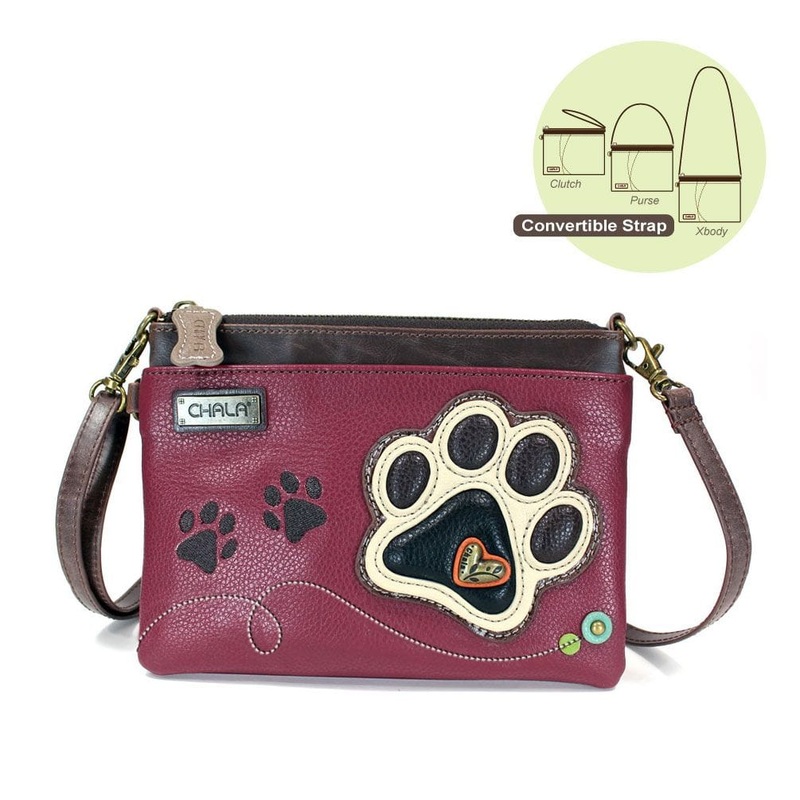 Paw Print Mini Crossbody by Chala Vegan 3 Colors!