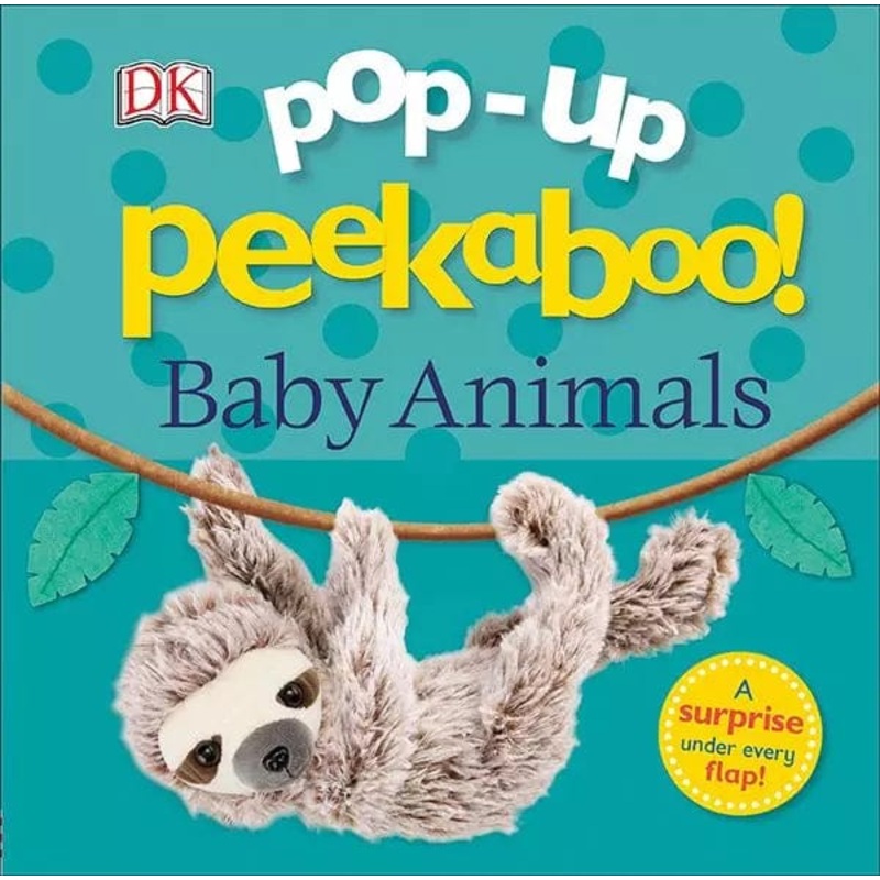 Peek-A-Boos Pop Up Baby Animals Book for Kids