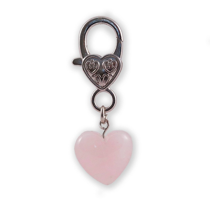 Crystal Rose Quartz Healing Pet Pendant Harmony