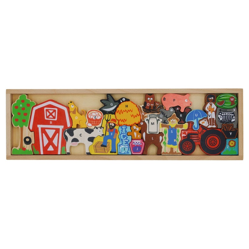 Farm A to Z Puzzle & Playset