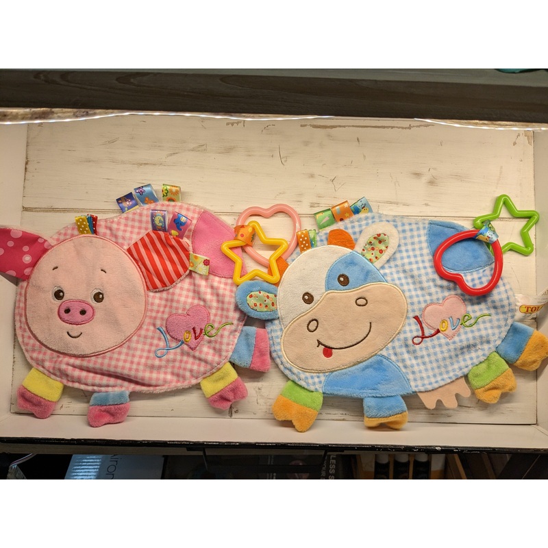 Pig and Cow Baby Activity Toys