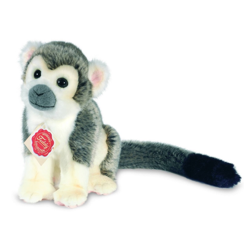 Realistic Squirrel Monkey 17 cm  plush toy by Teddy Hermann Eco Friendly