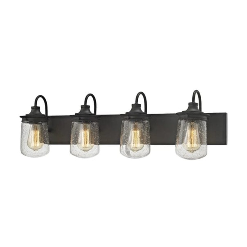 Hamel 4-Lght Vnty Lamp W/Glss