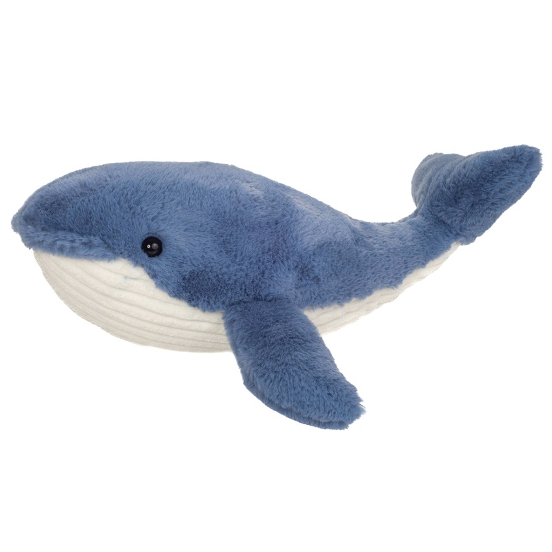 Plush Large Blue Whale 44 cm Plush Toy by Teddy Hermann -