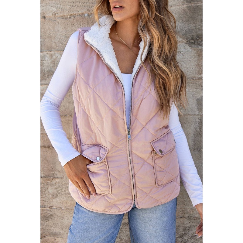 Poppy Lee Lane - Fleece Lined Quilted Vest