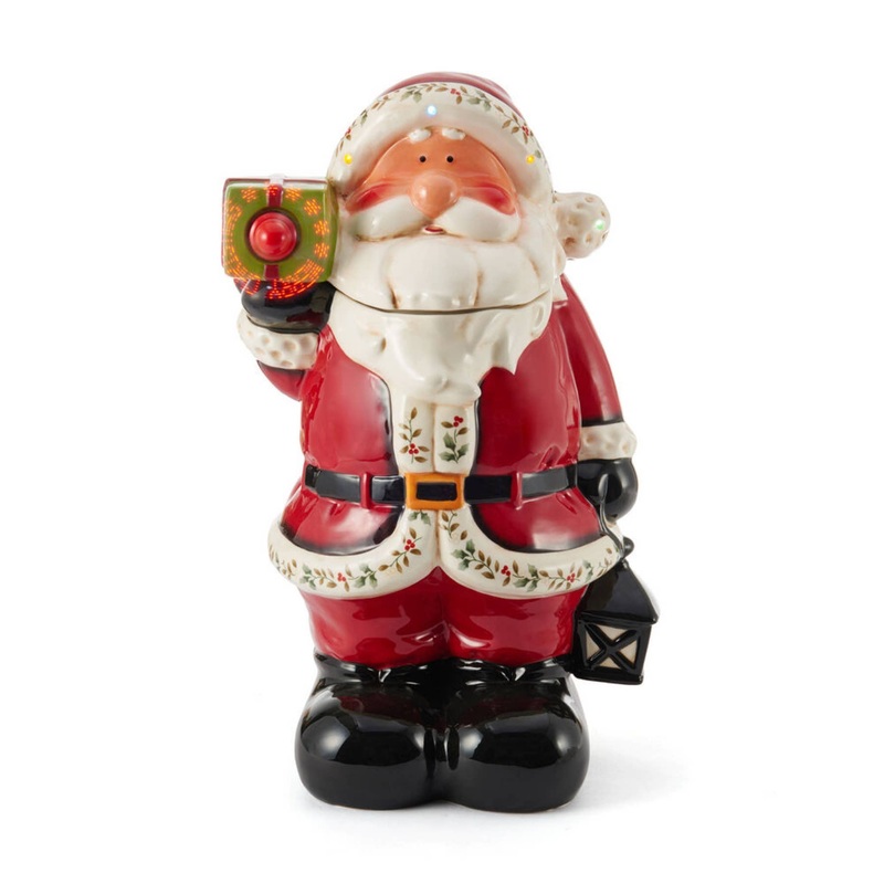 Winterberry Santa 20In GIANT Cookie Jar Pfaltzgraff