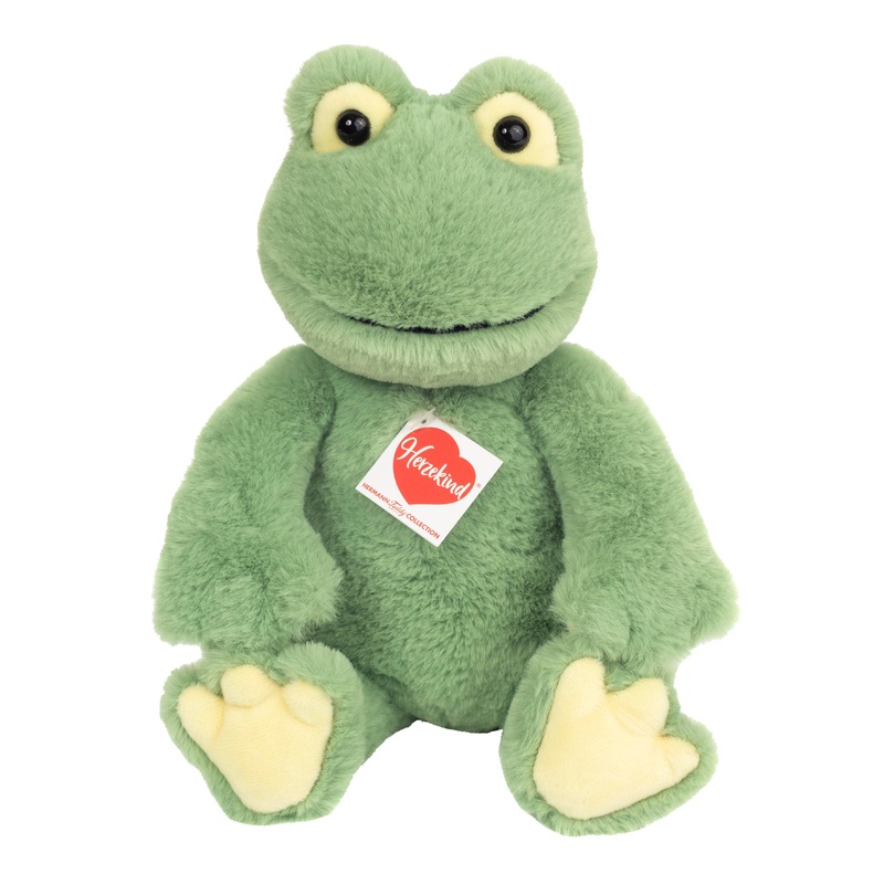 Frederik the Frog Eco Friendly Plush Floppy Froggy 32 cm by Teddy Hermann
