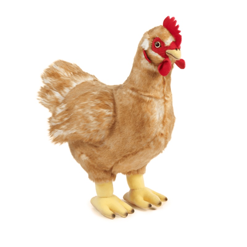 Large Plush Rhode Island Red Chicken Eco-friendly Recycled Bottles!
