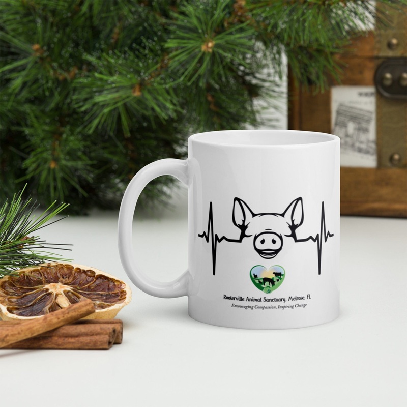 Pig Life White Glossy Mug
