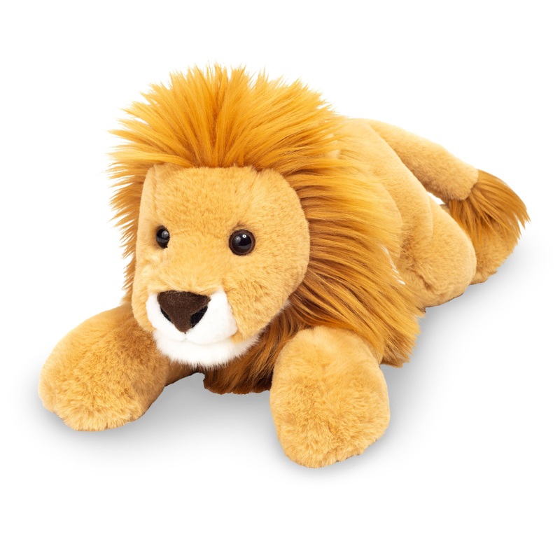 Soft Large Floppy Lion-King of Beasts Lying 45 cm - Teddy Hermann
