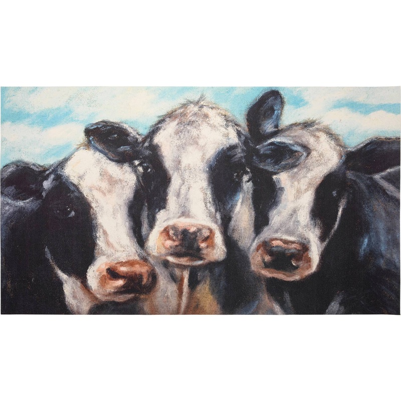 Cute Three Cows Thin Doormat