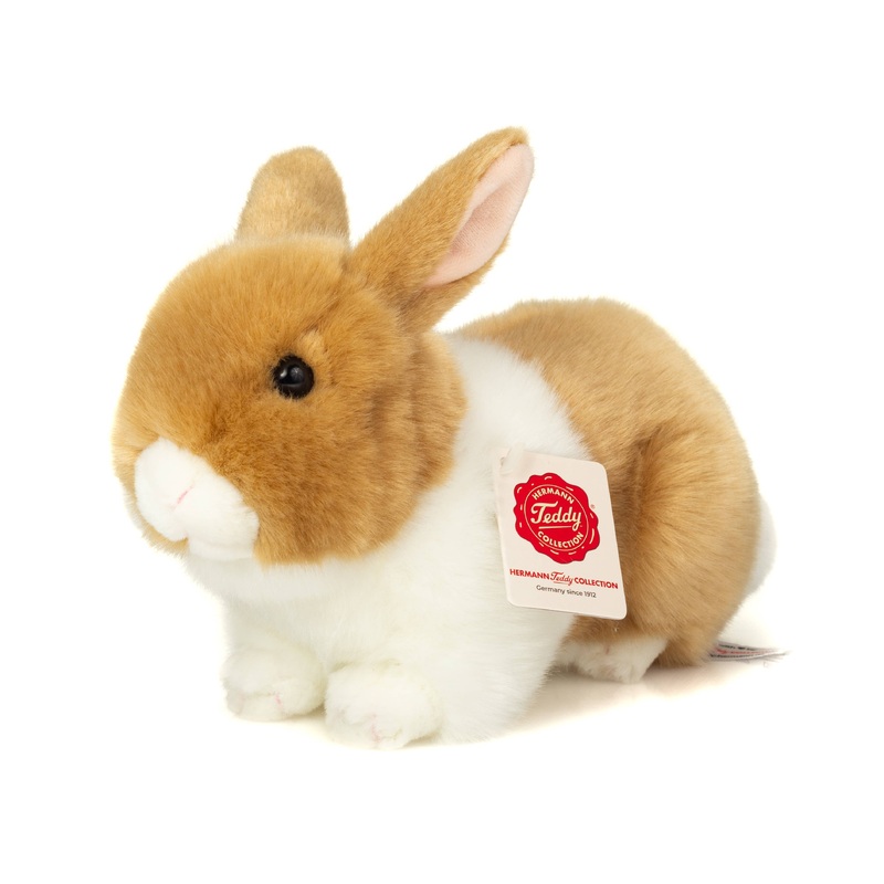 Dutch Bunny Rabbit Beige & White 23 cm Plush toy by Teddy Hermann