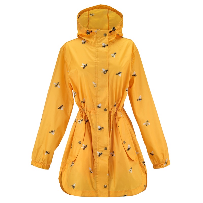 Galleria Enterprises - Gold-Bees Soft Shell Raincoat