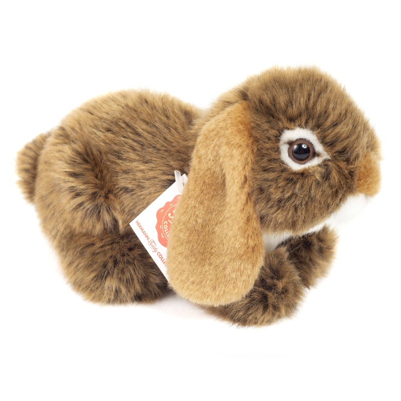 Teddy Hermann - Brown ram rabbit 18 cm - plush toy - soft toy