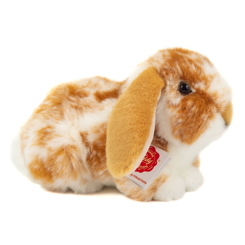 Teddy Hermann - Ram rabbit light brown-white piqued 23 cm - plush toy