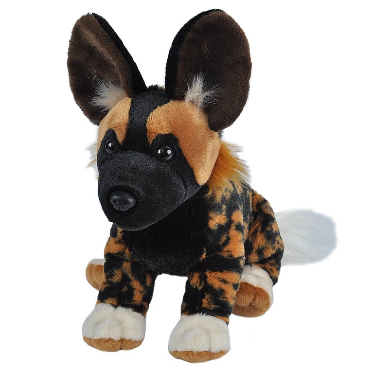African Wild Dog Stuffed Animal - 12"