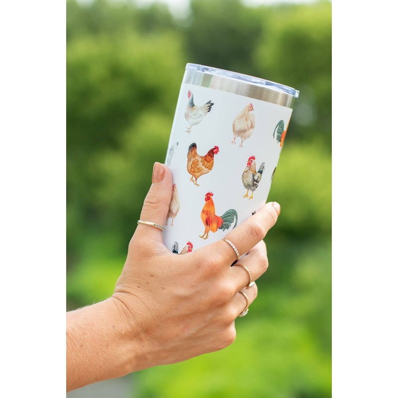 Chicken 20oz Standard Silo Insulated Spill Proof Tumbler