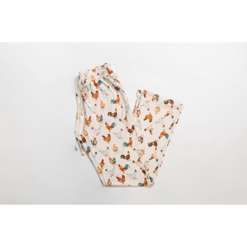 Chicken Bamboo Pajama Lounge Pants (Adult)