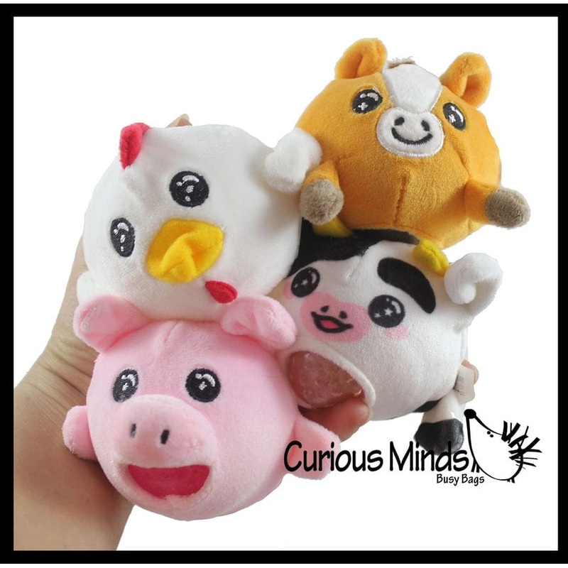 PBJ's Plush Ball Jelly Barnyard Animals