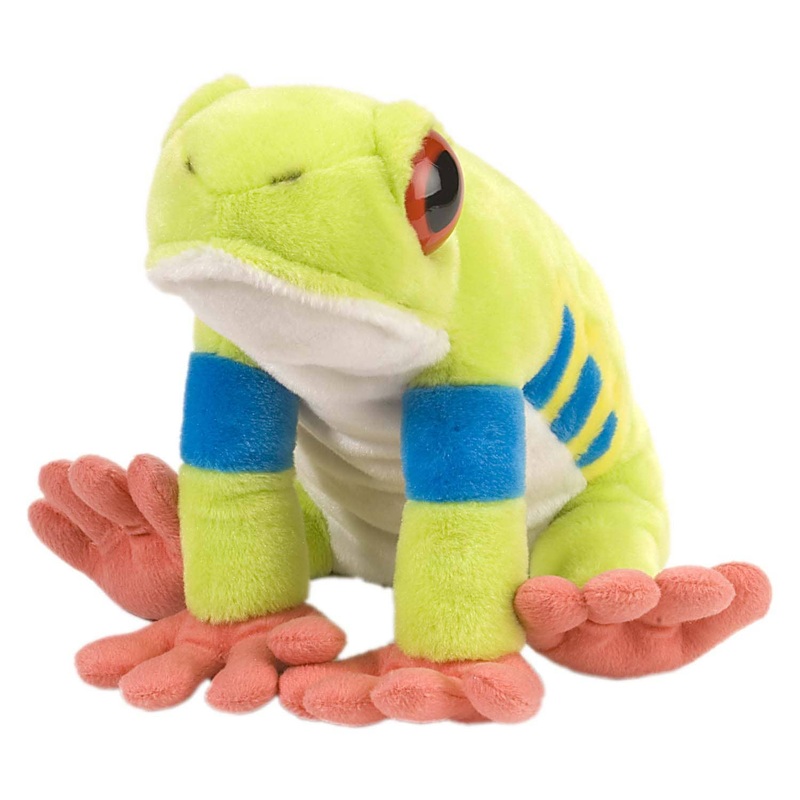 Plush RED EYED TREE FROG-Realistic and BIG!