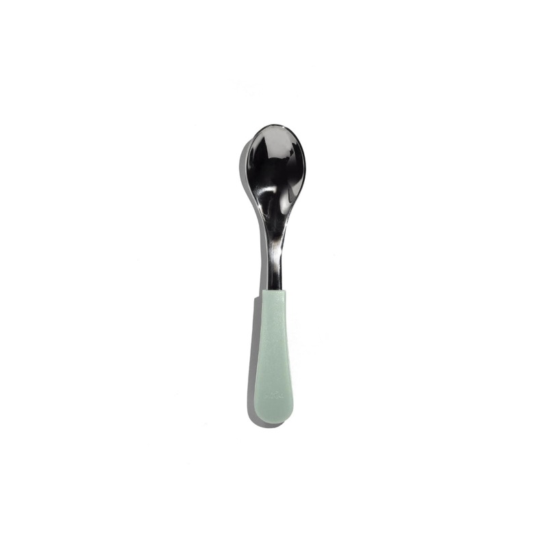 Avanchy Gray Stainless Steel Baby Spoon Single Spoon
