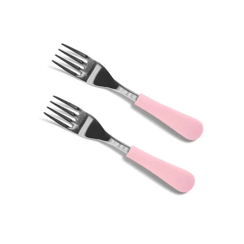 Avanchy Pink Stainless Steel Fork 2 Pack