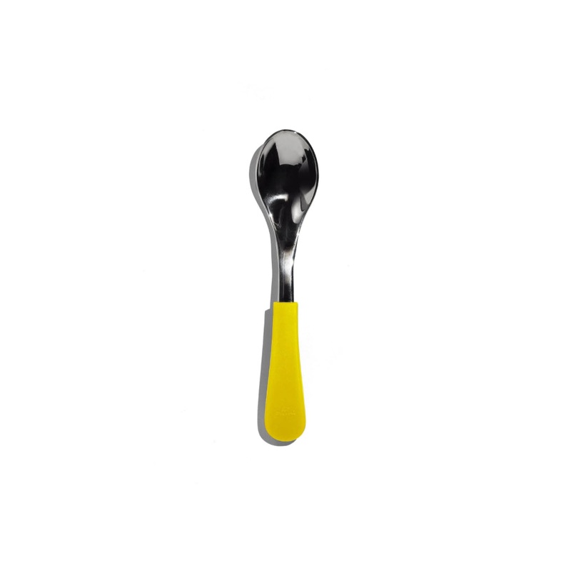 Avanchy Yellow Staineless Steel Baby Spoon Single Spoon