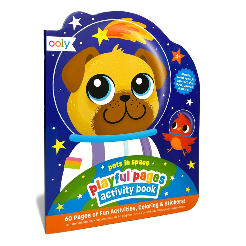 OOLY Playful Pages: Activity Book - Pets In Space (60 Pages)