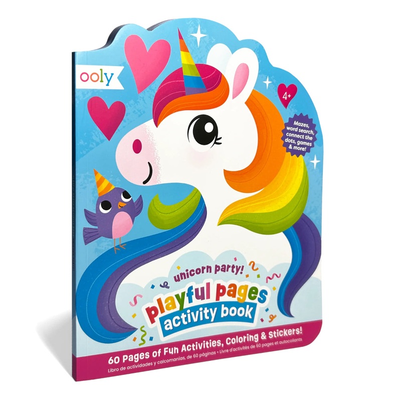 OOLY Playful Pages: Activity Book - Unicorn Party! (60 Pages)