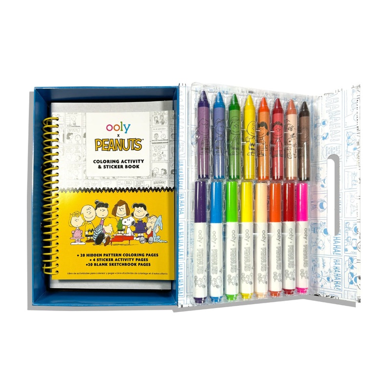 OOLY X Peanuts: Coloring Activity & Sticker Kit
